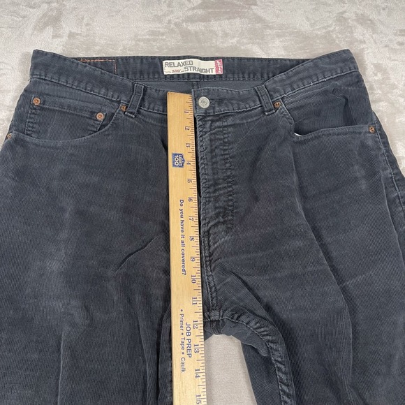 Levi's Men's 559 Relaxed Straight Pants Corduroy Casual 36x30 Black - Picture 3 of 8